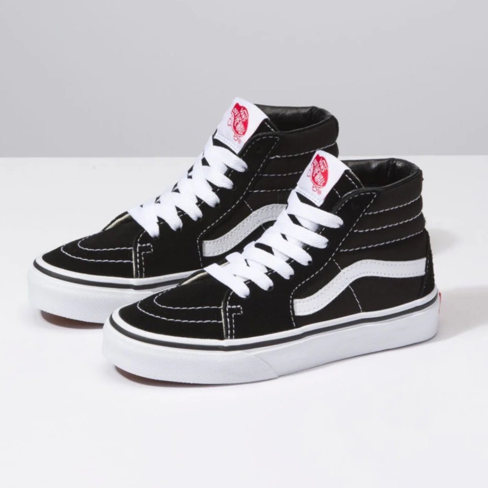 VANS Kids Sk8-Hi Shoes High Black White